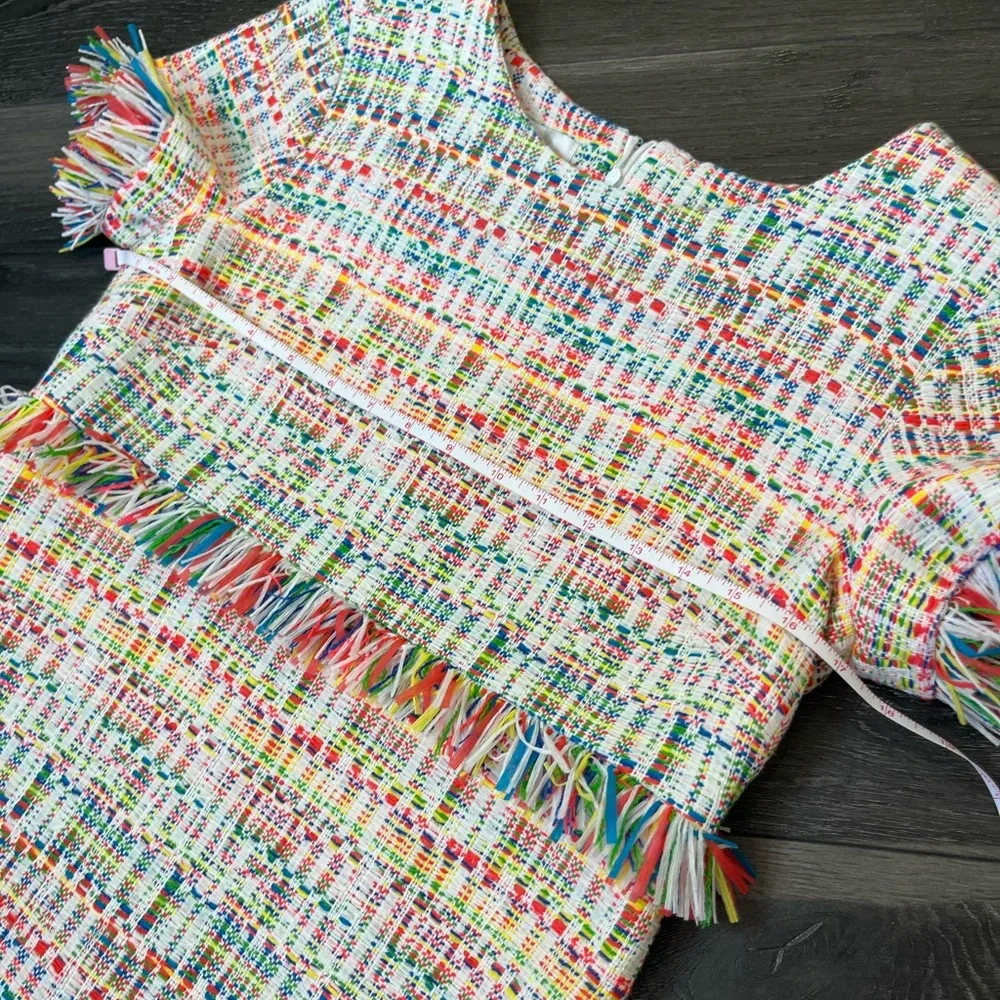 Sara Campbell Bright Tweed Fringe Dress - Picture 8 of 12